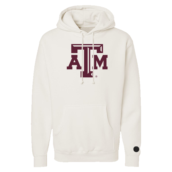 Texas A&M Aggies Bone Chenille Pullover Hoodie