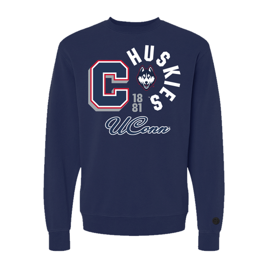 UConn Huskies Retro Blink Sweatshirt