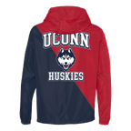 UConn Huskies Two Tone Windbreaker