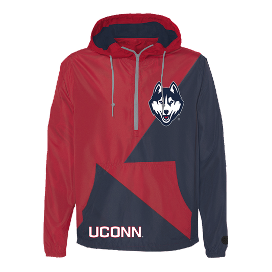 UConn Huskies Two Tone Windbreaker