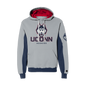 UConn Huskies AOP Chenille Pullover Hoodie