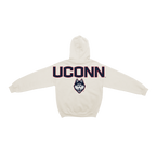 UConn Huskies Bone Chenille Pullover Hoodie