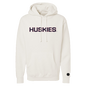 UConn Huskies Bone Chenille Pullover Hoodie