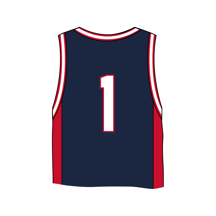 Camiseta de baloncesto corta de moda de los UConn Huskies