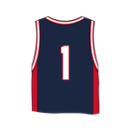 Camiseta de baloncesto corta de moda de los UConn Huskies