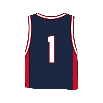 UConn Huskies Fashion Cropped Basketball Jersey