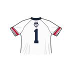 Camiseta de fútbol recortada de los UConn Huskies