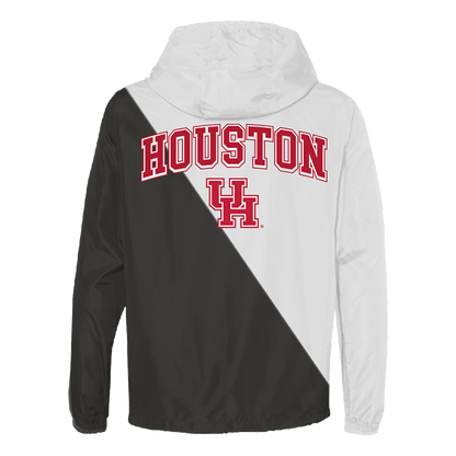 Chaqueta cortavientos bicolor de los Houston Cougars