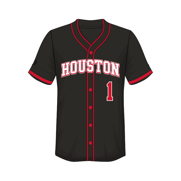 Camiseta de béisbol de moda de los Houston Cougars