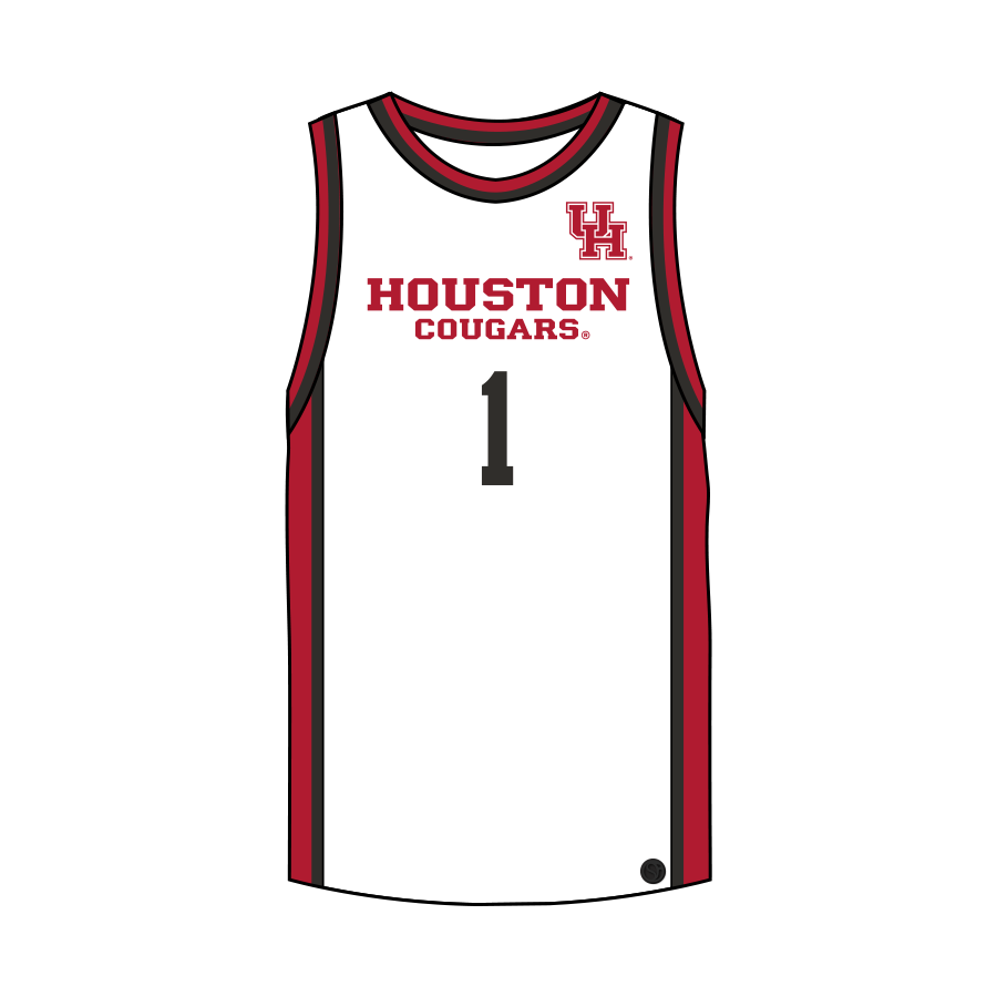 Camiseta de baloncesto de moda de los Houston Cougars