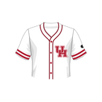 Houston Cougars Fashion Cropped Baseball Jersey