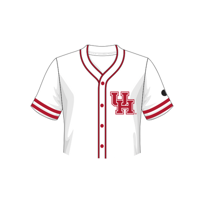 Camiseta de béisbol corta de moda de los Houston Cougars
