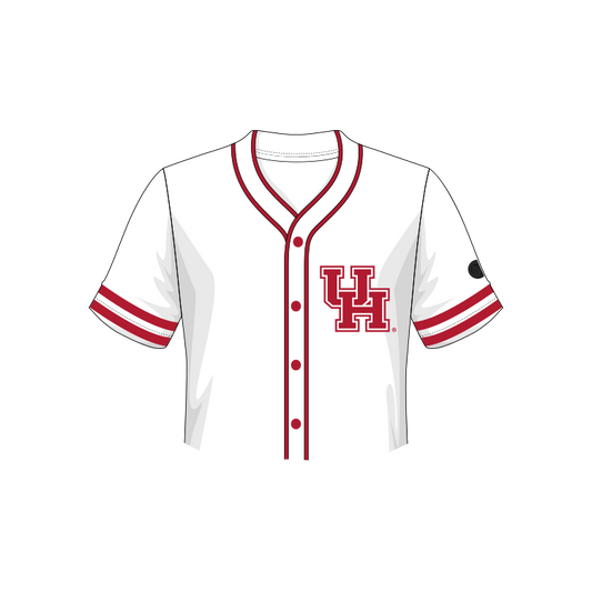 Camiseta de béisbol corta de moda de los Houston Cougars