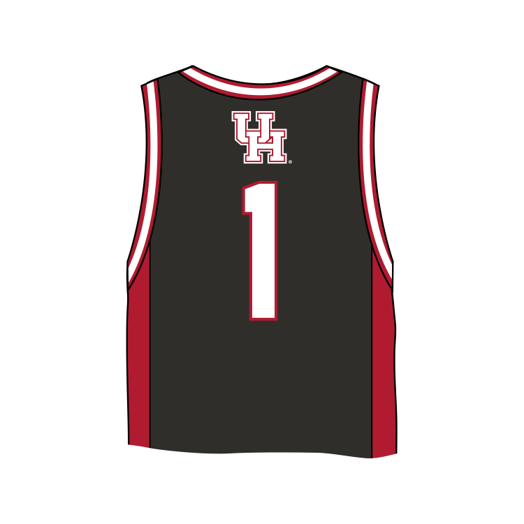 Houston Cougars Fashion Cropped Basketball Jersey
