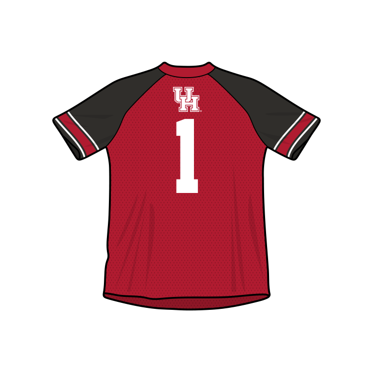 Camiseta de fútbol de moda de los Houston Cougars
