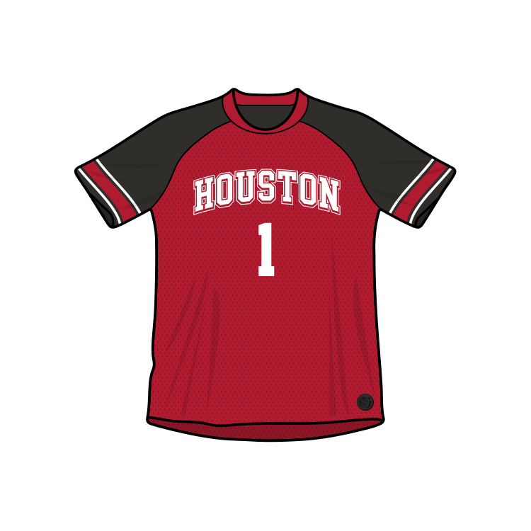 Camiseta de fútbol de moda de los Houston Cougars