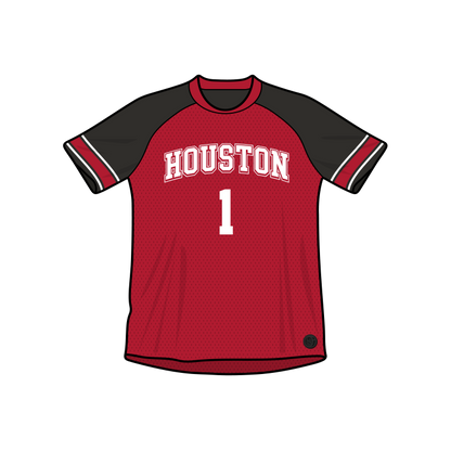 Camiseta de fútbol de moda de los Houston Cougars