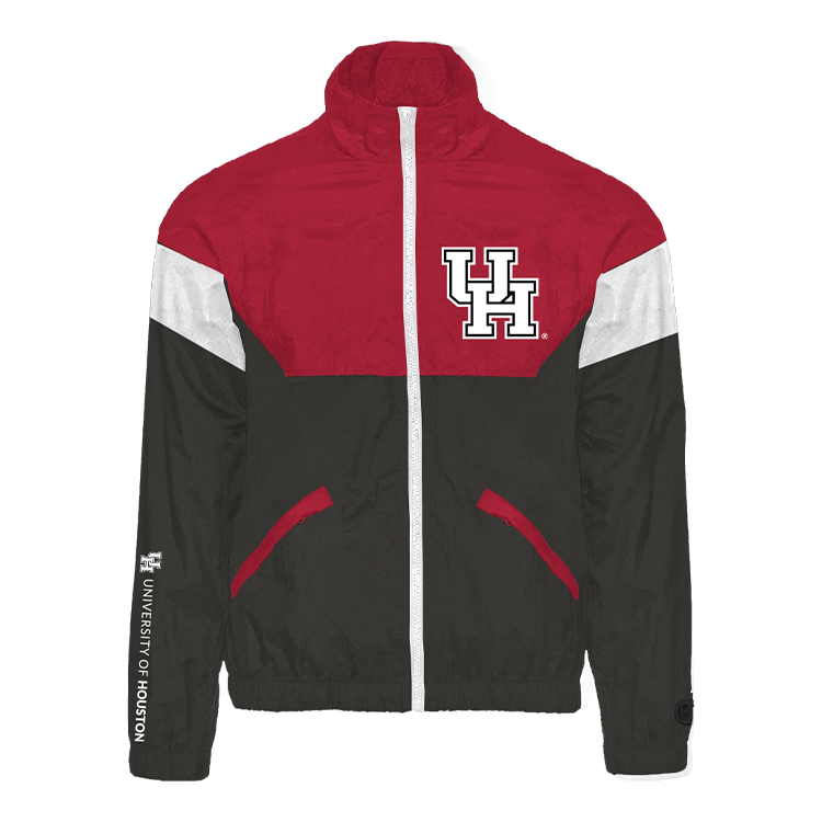 Red Houston Cougars Track Jacket - Official NCAA Licensed Collegiate Apparel