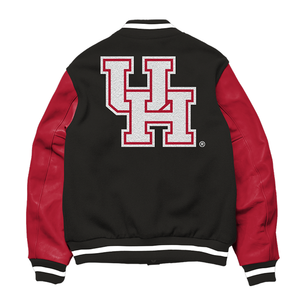 Chaqueta universitaria de los Houston Cougars