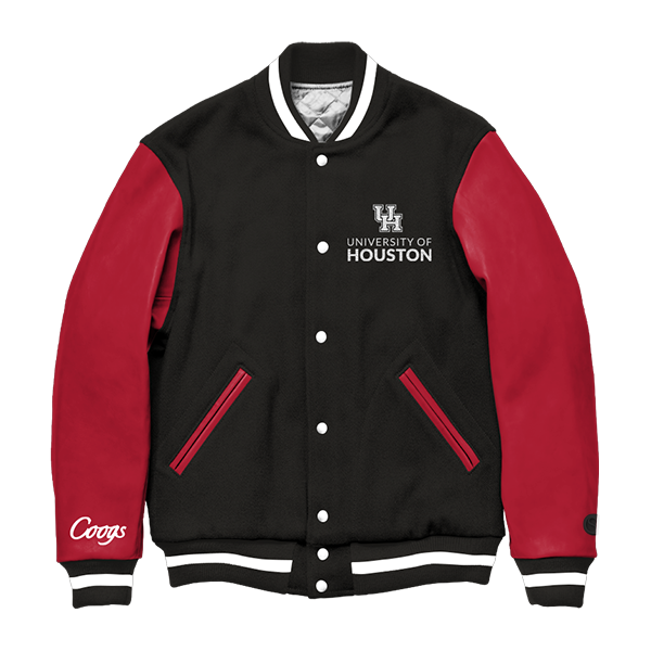 Chaqueta universitaria de los Houston Cougars