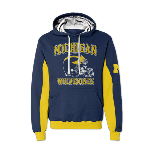 Michigan Wolverines AOP Chenille Pullover Hoodie