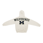 Michigan Wolverines Bone Chenille Pullover Hoodie