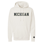 Bone Michigan Wolverines Hoodie - Official NCAA Licensed Collegiate Apparel