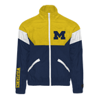 Yellow Michigan Wolverines Track Jacket - Official NCAA Licensed Collegiate Apparel