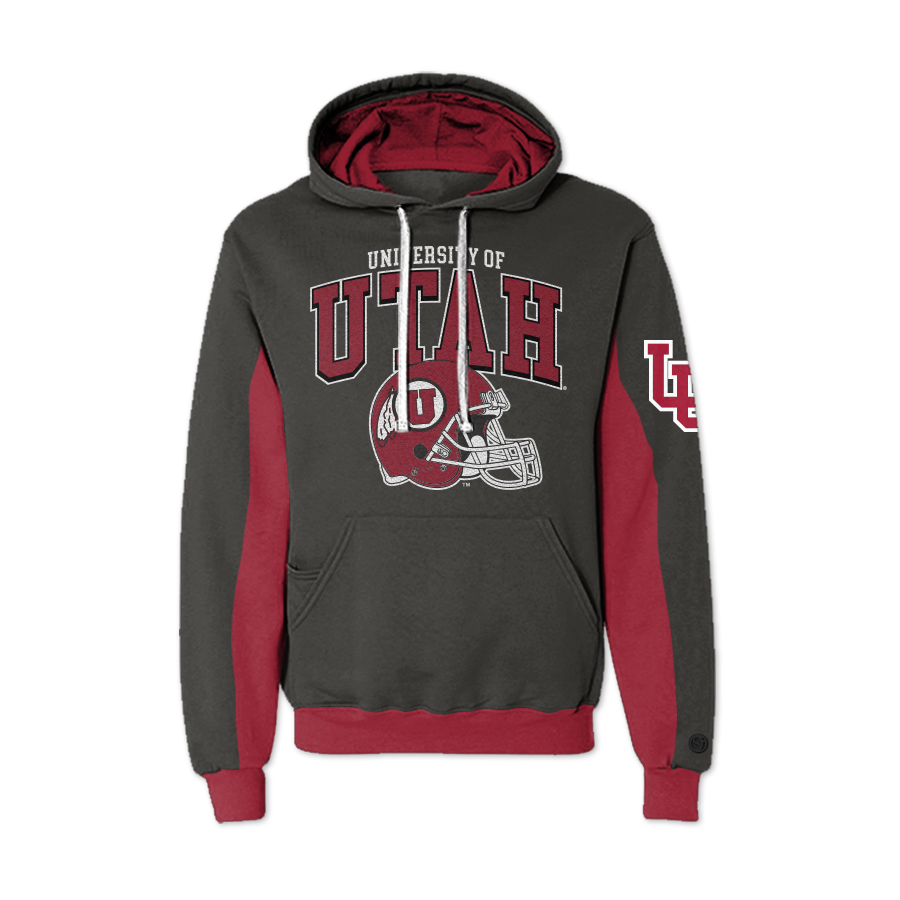 Utah Utes AOP Chenille Pullover Hoodie