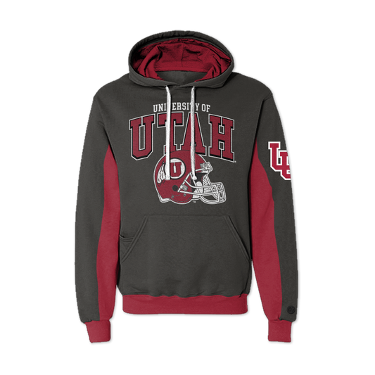 Utah Utes AOP Chenille Pullover Hoodie