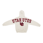 Utah Utes Bone Chenille Pullover Hoodie
