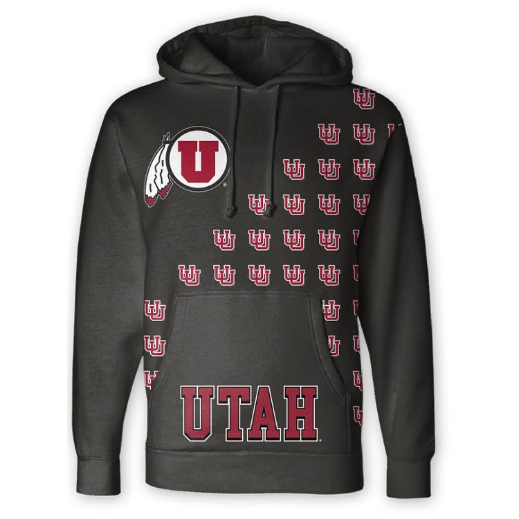 Black Utah Utes Hoodie - Official NCAA Licensed Collegiate Apparel
