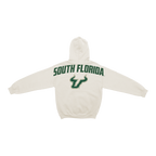 South Florida Bulls Bone Chenille Pullover Hoodie