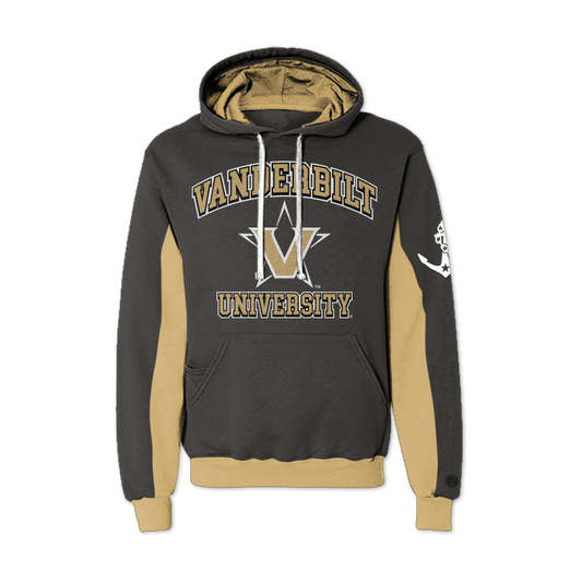 Vanderbilt Commodores AOP Chenille Pullover Hoodie