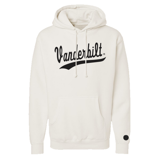 Vanderbilt Commodores Bone Chenille Pullover Hoodie