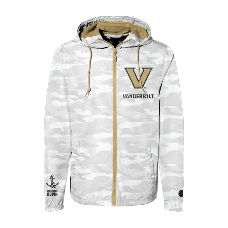 Camouflage Vanderbilt Commodores Hooded Jacket - Official NCAA Licensed Collegiate Apparel