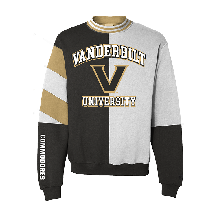 Vanderbilt Commodores Split Crewneck