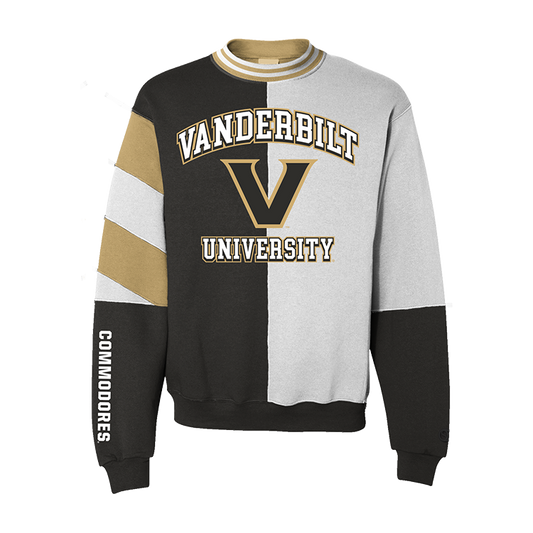 Sudadera con cuello redondo dividido Vanderbilt Commodores