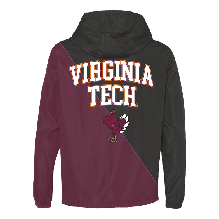 Cortavientos bicolor de los Virginia Tech Hokies