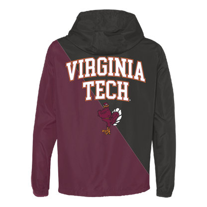 Cortavientos bicolor de los Virginia Tech Hokies