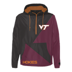 Black Virgina Tech Hokies Windbreaker - Official NCAA Licensed Collegiate Apparel