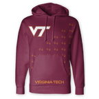 Maroon Virgina Tech Hokies Hoodie - Official NCAA Licensed Collegiate Apparel