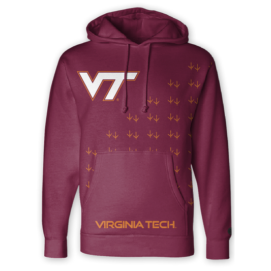 Virginia Tech Hokies Fade Hoodie