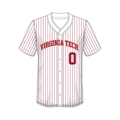 Camiseta de béisbol de moda de los Virginia Tech Hokies
