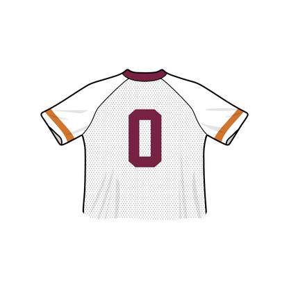 Camiseta de fútbol recortada de moda de los Virginia Tech Hokies