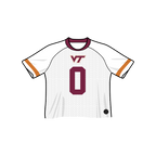 White Virgina Tech Hokies Football Jersey - Official NCAA Licensed Collegiate Apparel