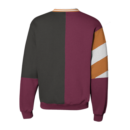 Camiseta de cuello redondo dividida de los Virginia Tech Hokies
