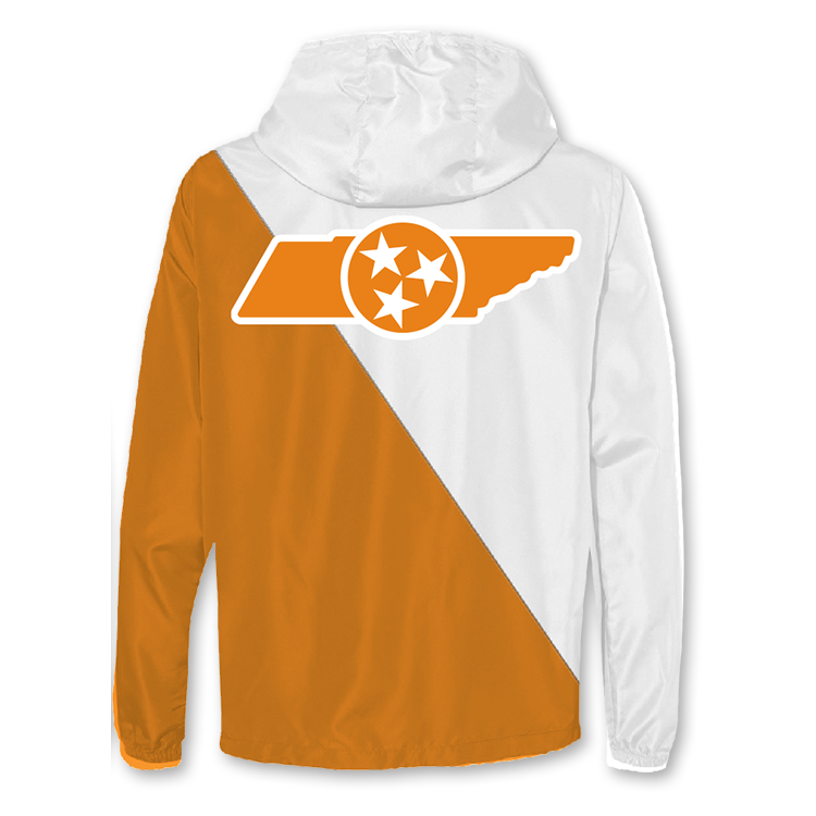 Chaqueta cortavientos bicolor de los Tennessee Volunteers