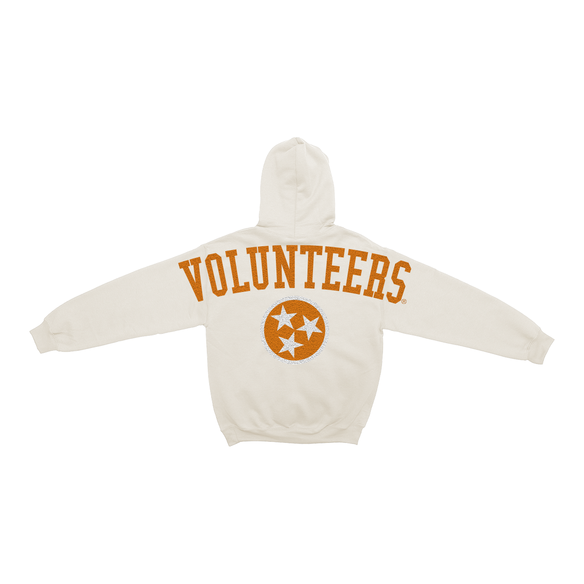 Tennessee Volunteers Bone Chenille Pullover Hoodie