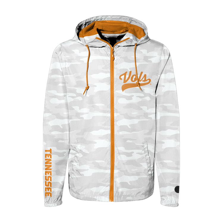 Camouflage Tennessee Volunteers Hooded Jacket - Official NCAA Licensed Collegiate Apparel